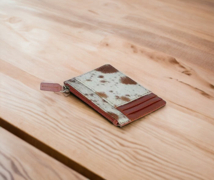 Western Wallet Cowhide Pocket Wallet Myra Wallet - BROWN TONES
